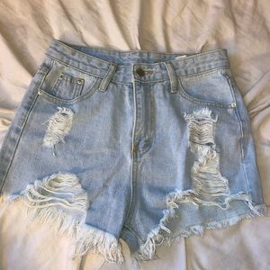 Jean shorts